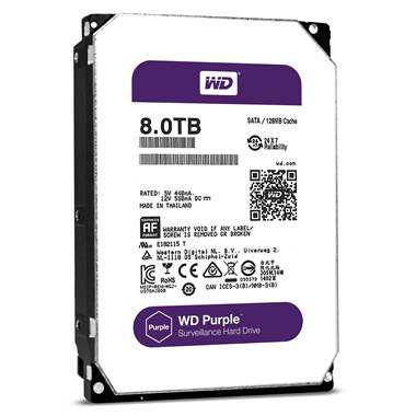 דיסק קשיח WD WD8001PURP Purple Pro Desktop 3.5" SATA 8TB 7200 256MB HDD : image 1